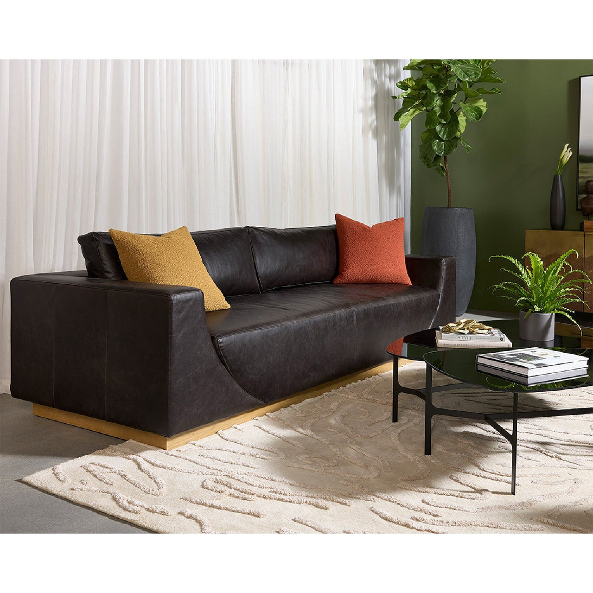 Italian Leather Sofa by Splendido Anakin, alternate view 16