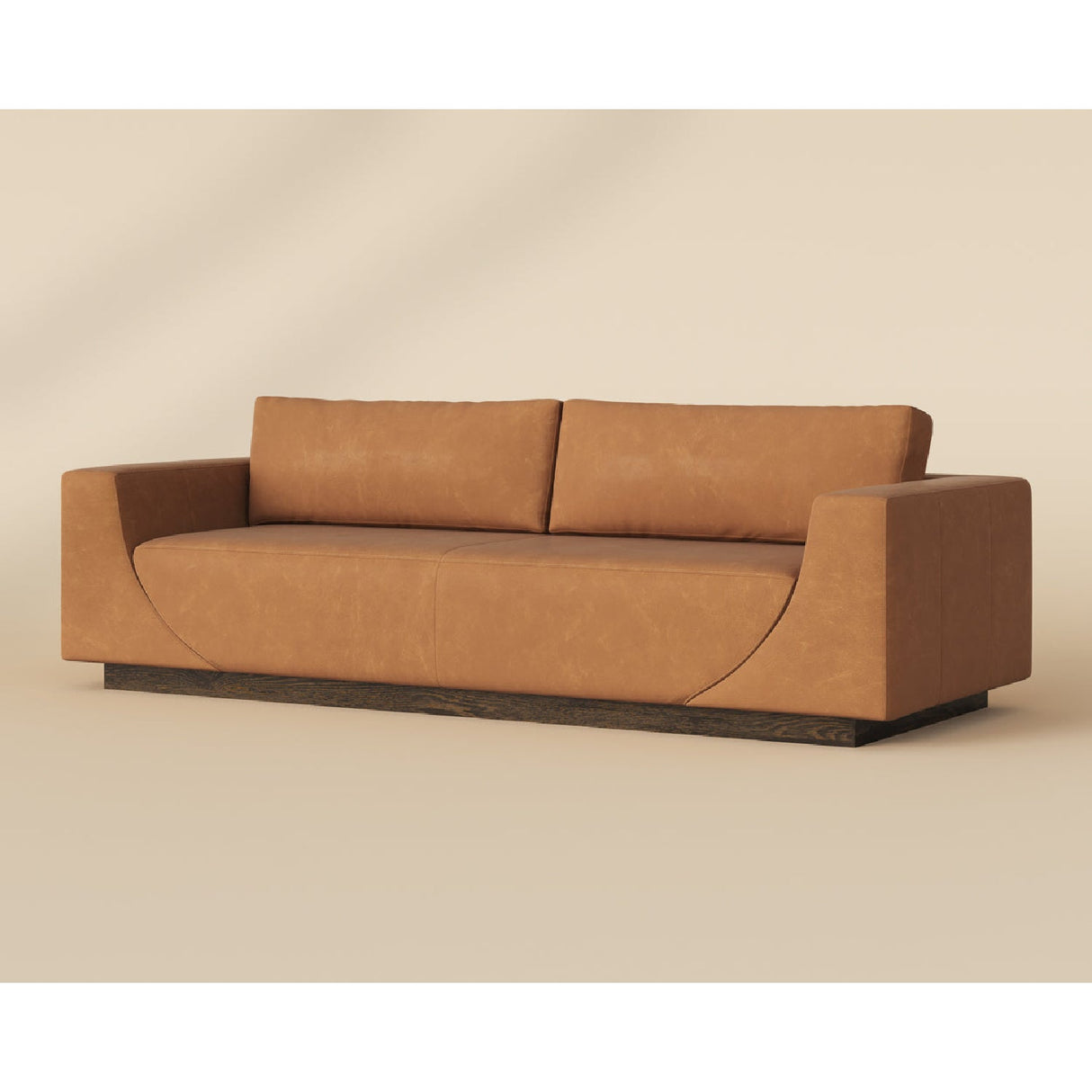 Italian Leather Sofa by Splendido Anakin, alternate view 3