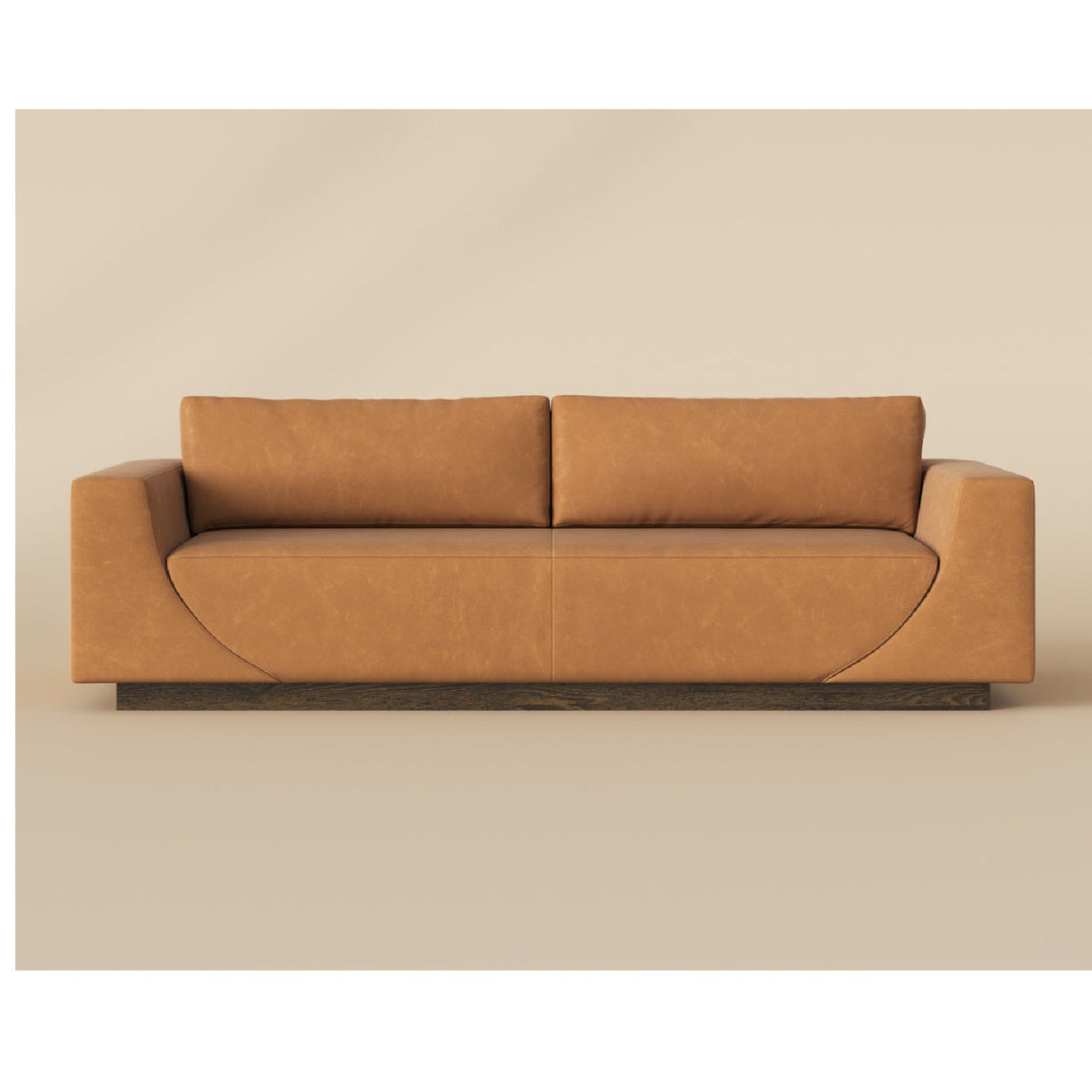 Italian Leather Sofa by Splendido Anakin, alternate view 4