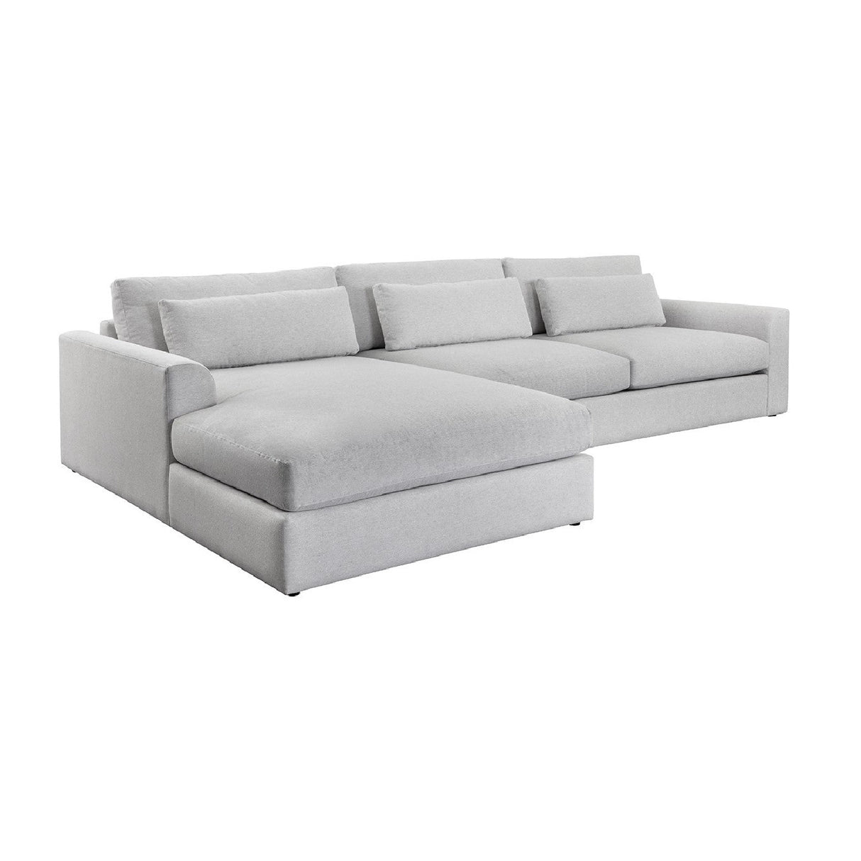 White Left Sofa Chaise | Oroa.com