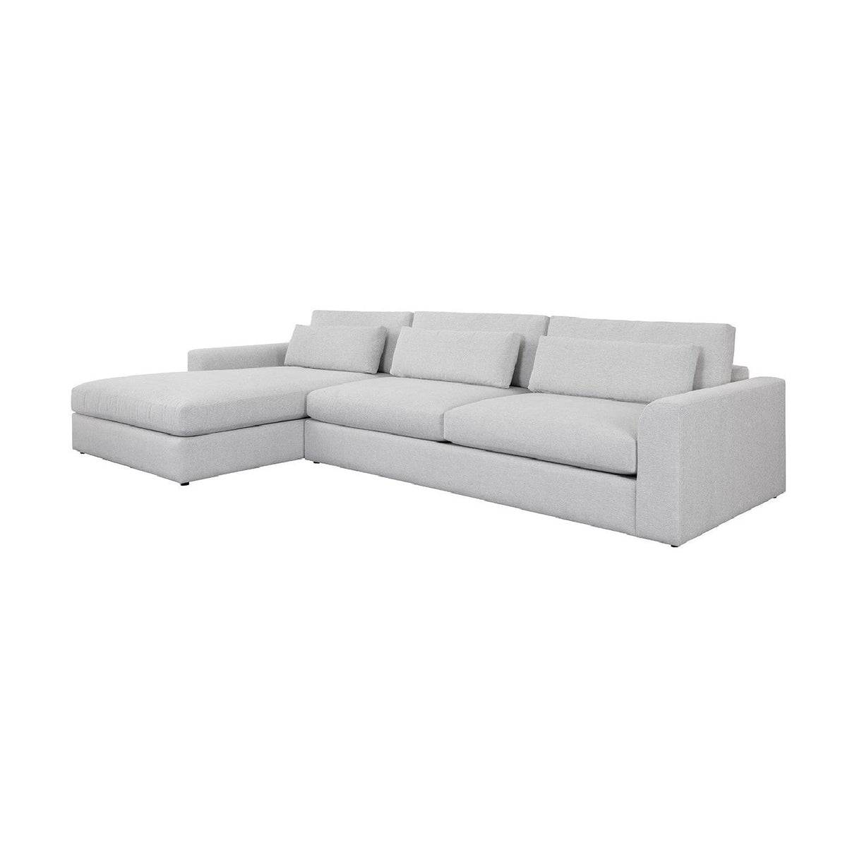 White Left Sofa Chaise by Splendido Merrick, alternate view 4