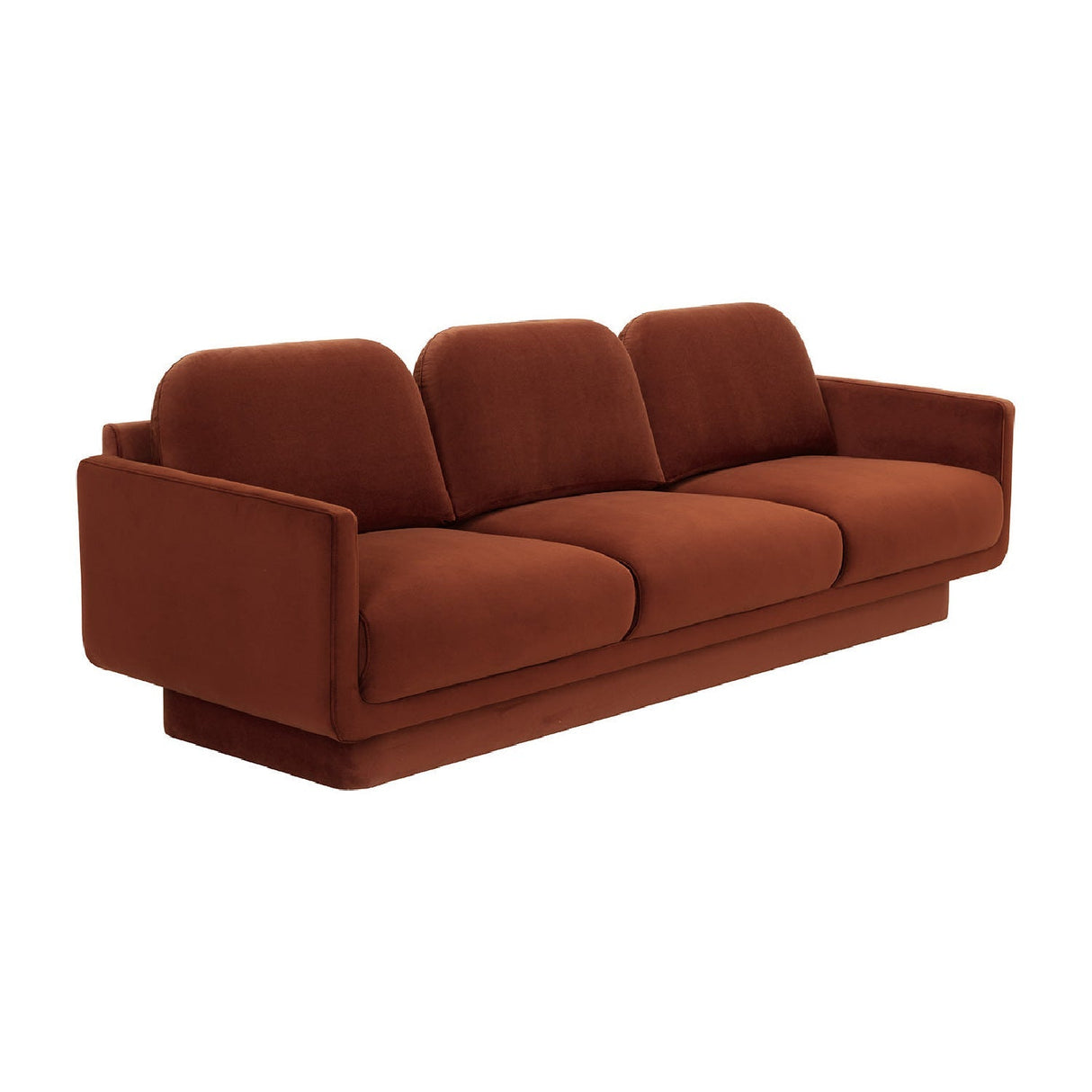 Retro Style Fabric Sofa by Splendido Everton, alternate view 3
