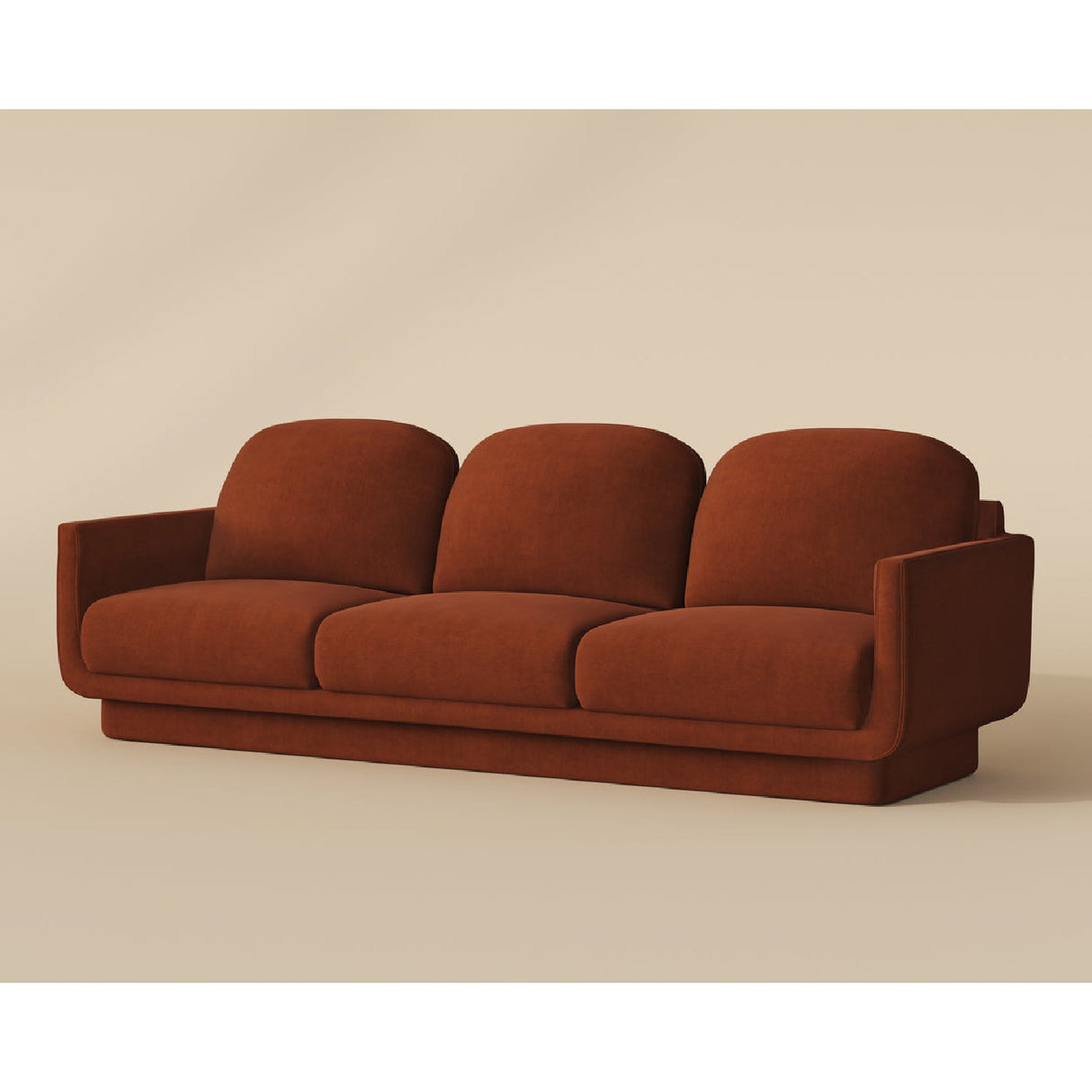 Retro Style Fabric Sofa by Splendido Everton, alternate view 4