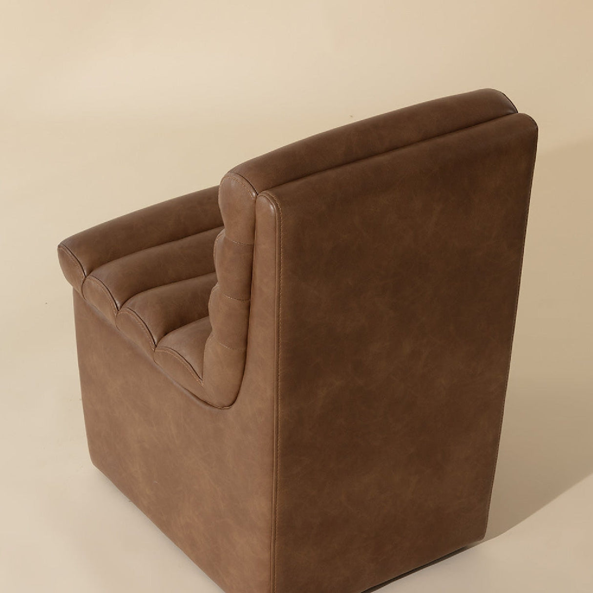 Leather Look Wheeled Dining Chair by Splendido Norm, alternate view 15