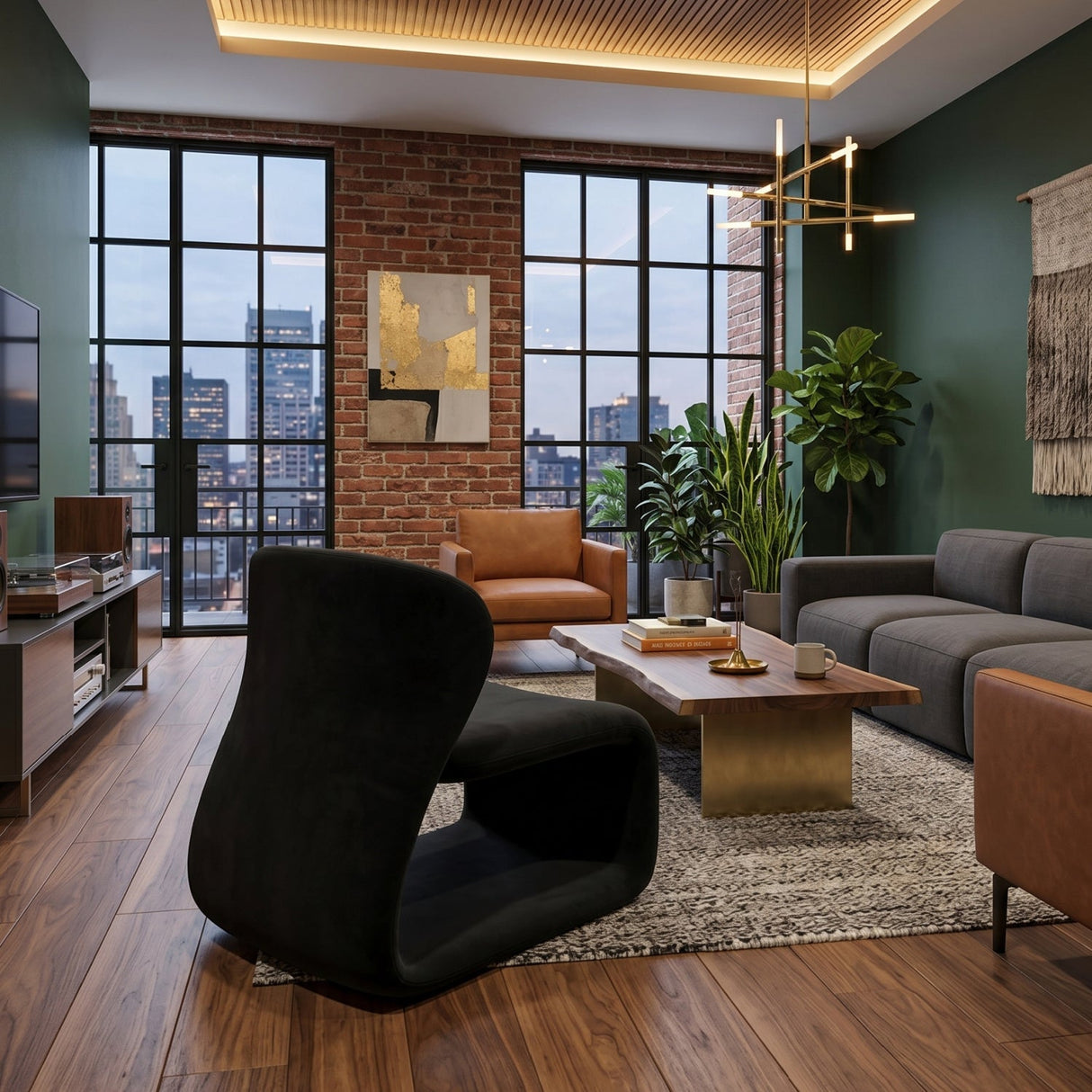 Contemporary Fabric Lounge Chair by Splendido Sophiene Accent Chair, alternate view 16