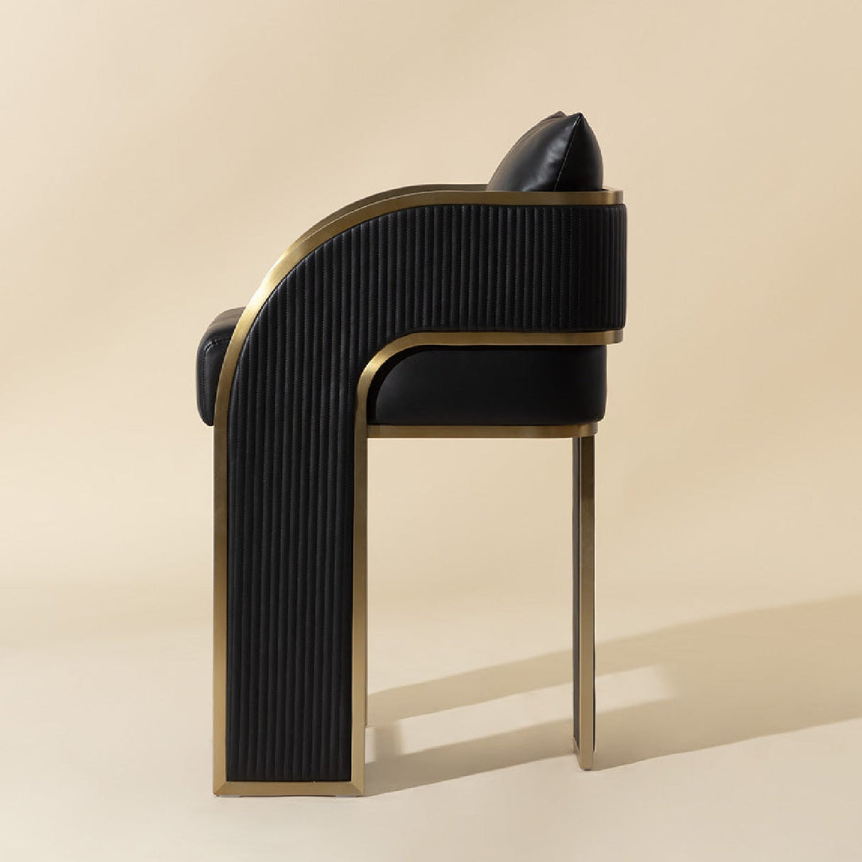 3-Legged Leather Counter Stool by Splendido Baz, alternate view 14