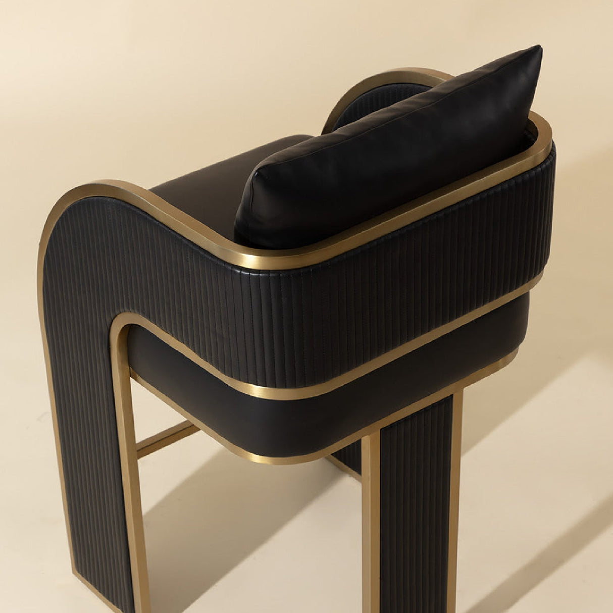 3-Legged Leather Counter Stool by Splendido Baz, alternate view 17