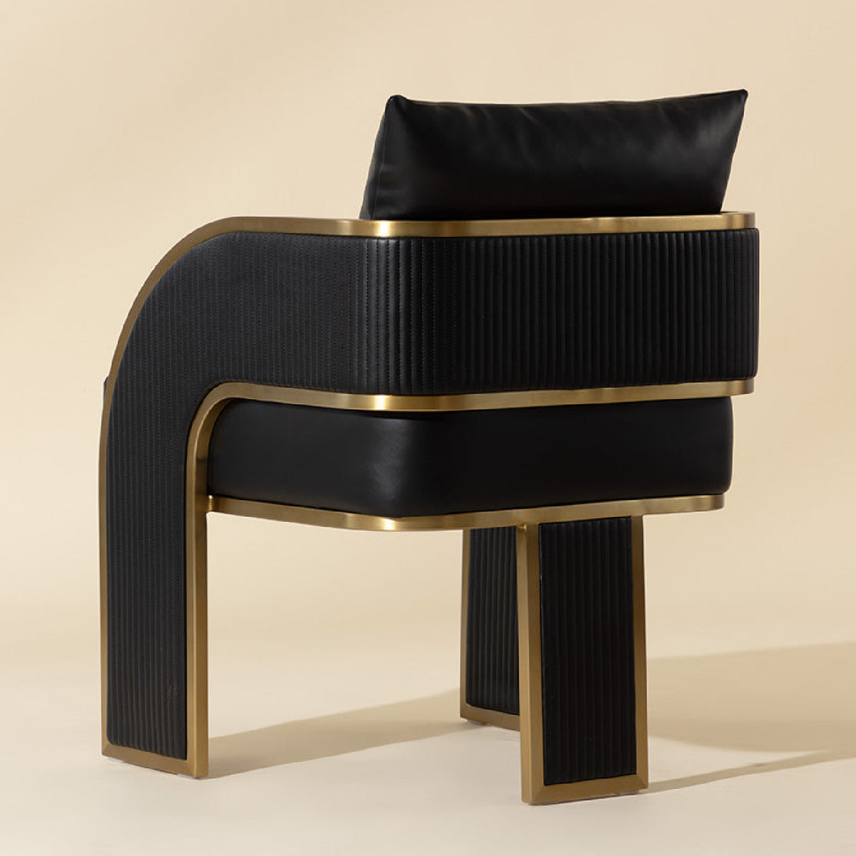 3-Legged Leather Dining Chair by Splendido Baz, alternate view 13