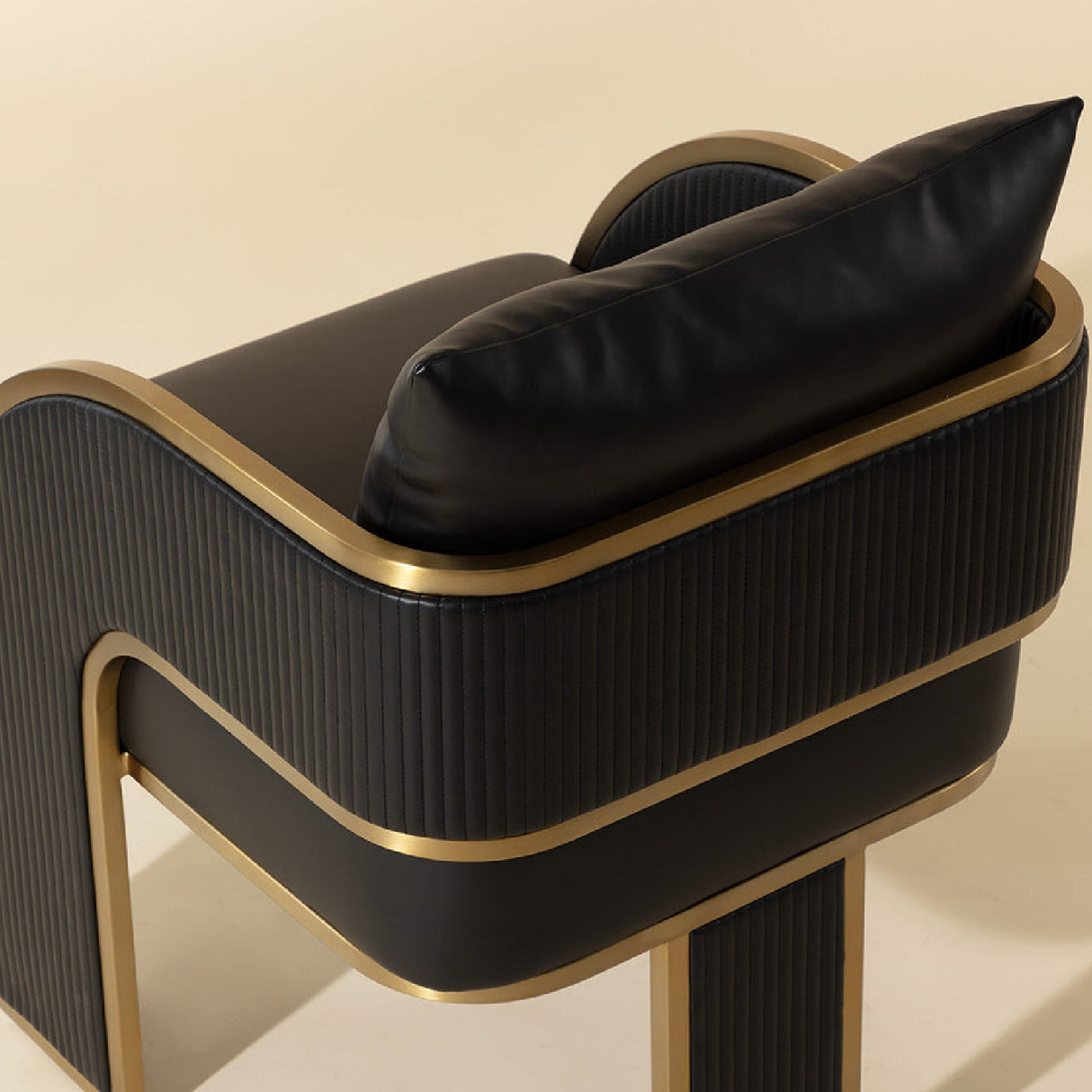 3-Legged Leather Dining Chair by Splendido Baz, alternate view 16