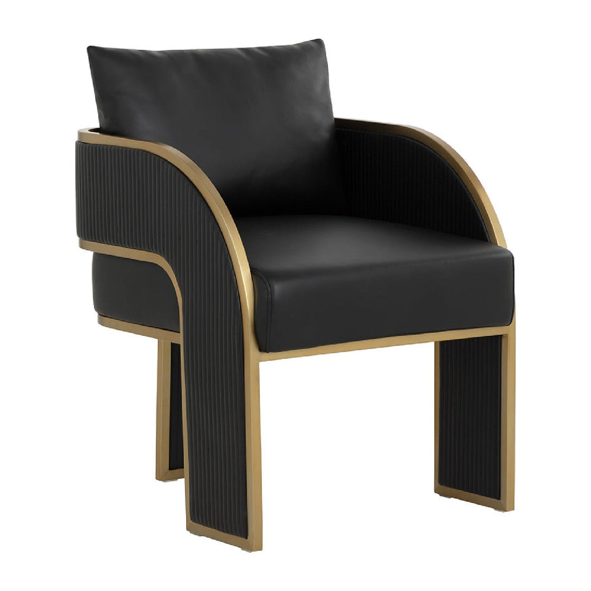 3-Legged Leather Dining Chair by Splendido Baz, alternate view 10