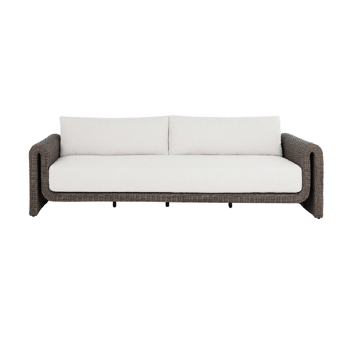 Twisted Wicker Outdoor Sofa by Splendido Tibi, alternate view 8