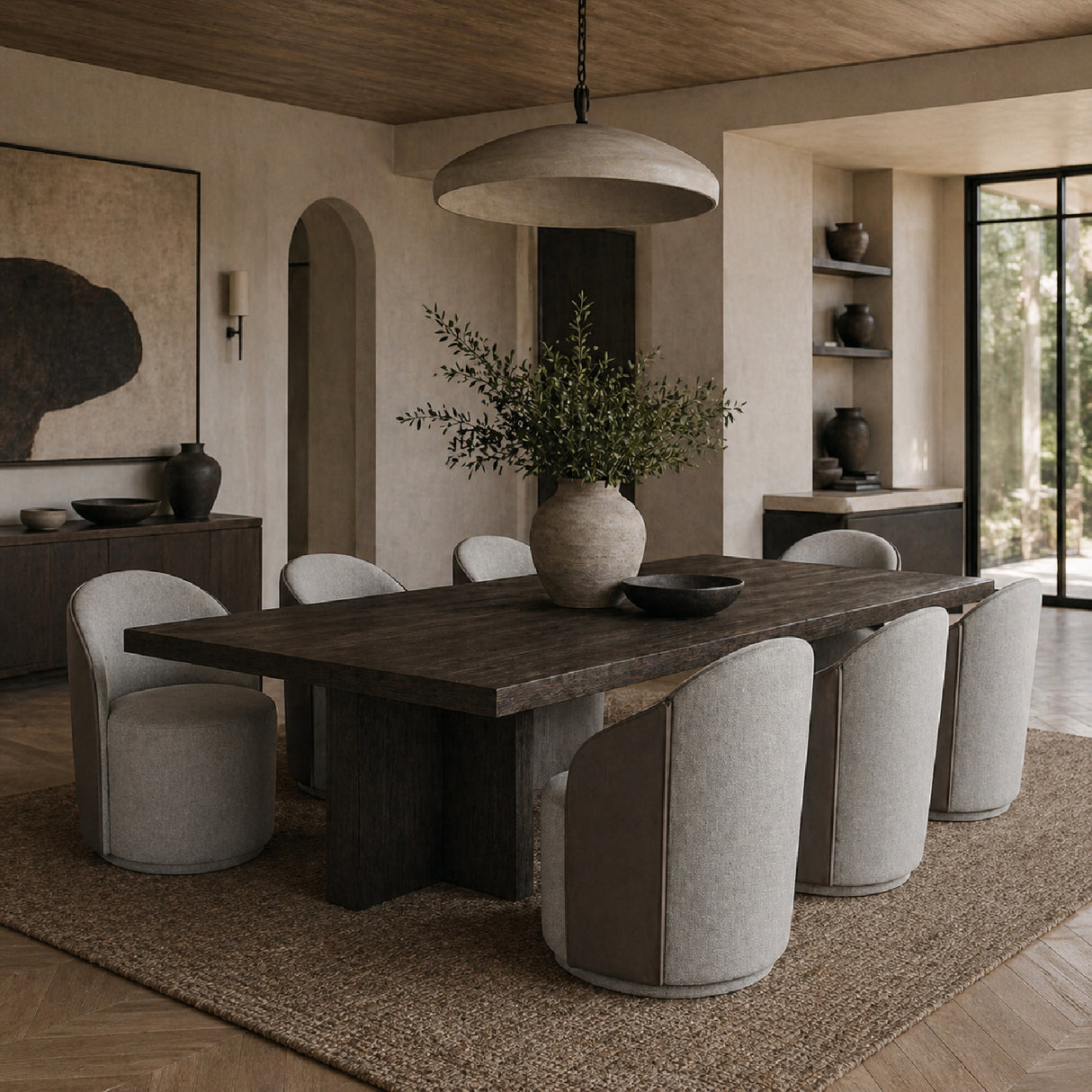 Fabric Swivel Dining Chair by Splendido Cavoli, alternate view 23