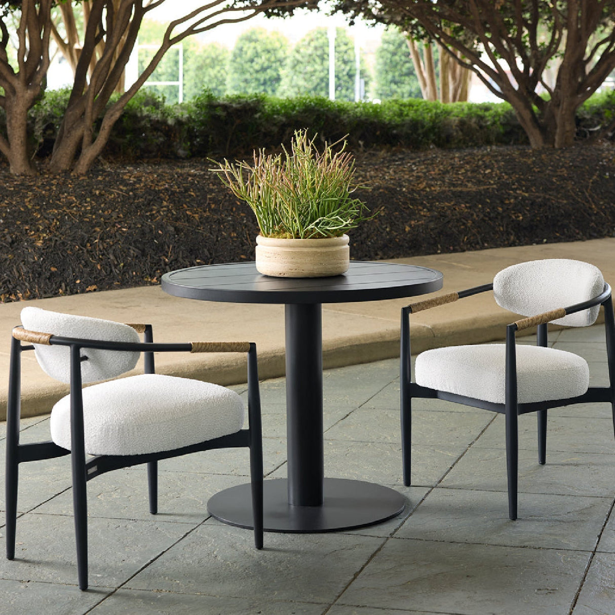 Sleek Indoor/Outdoor Dining Armchair by Splendido Marita Outdoor Dining Chair, alternate view 13