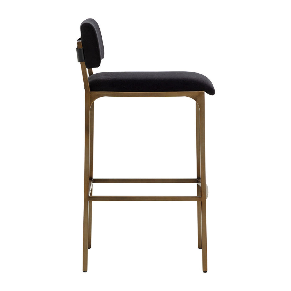 Black Fabric Bar Stool | Oroa.com