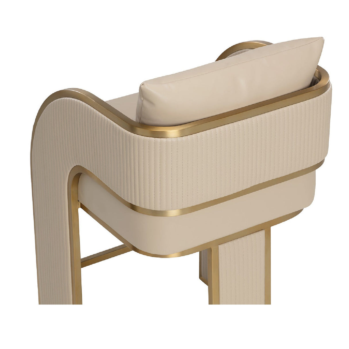 3-Legged Leather Counter Stool by Splendido Baz, alternate view 6