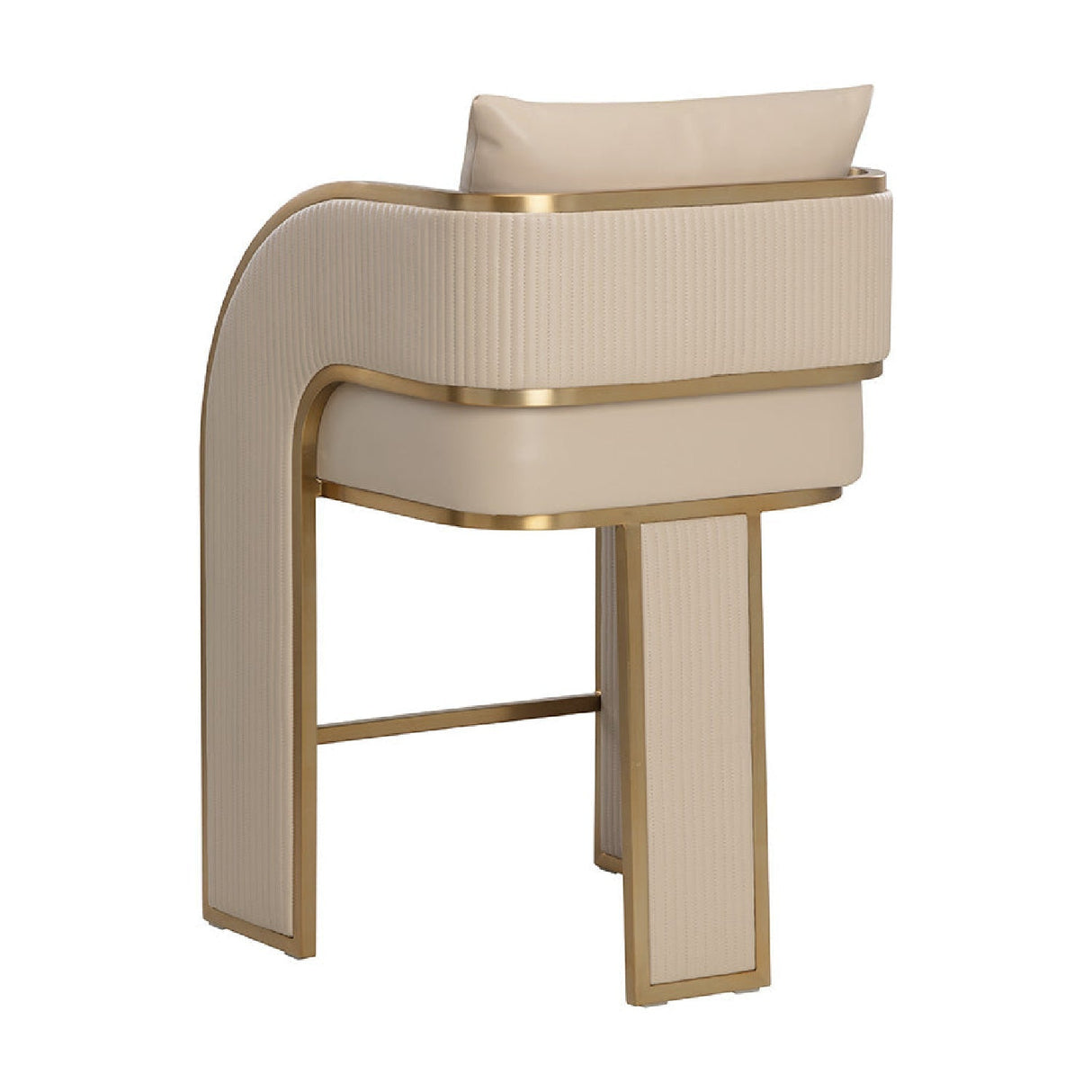 3-Legged Leather Counter Stool by Splendido Baz, alternate view 5