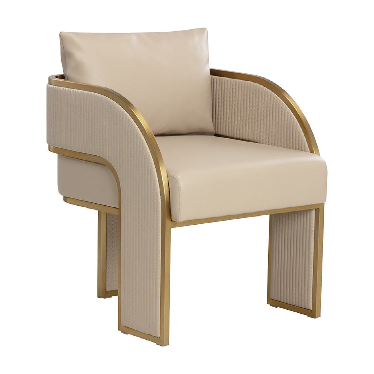 3-Legged Leather Dining Chair by Splendido Baz