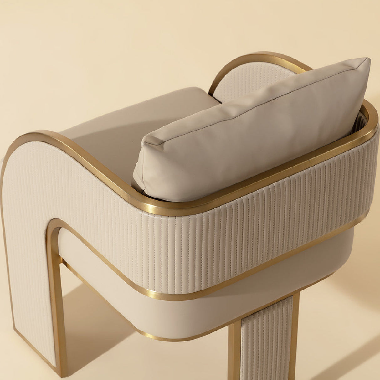 3-Legged Leather Dining Chair by Splendido Baz, alternate view 9