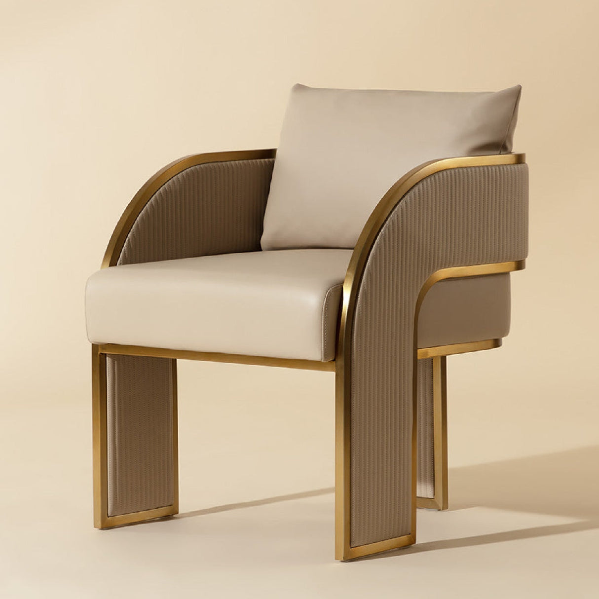 3-Legged Leather Dining Chair by Splendido Baz, alternate view 8