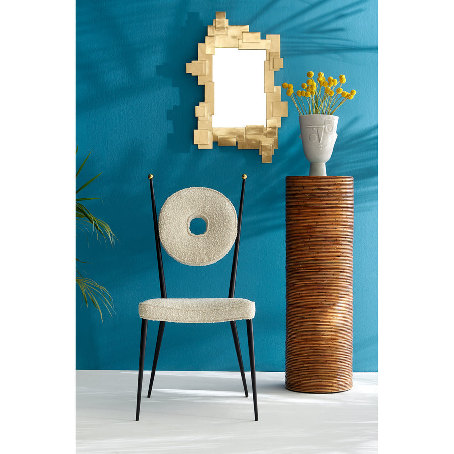 Solid Brass Sheets Accent Mirror | Jonathan Adler Puzzle | Oroa.com