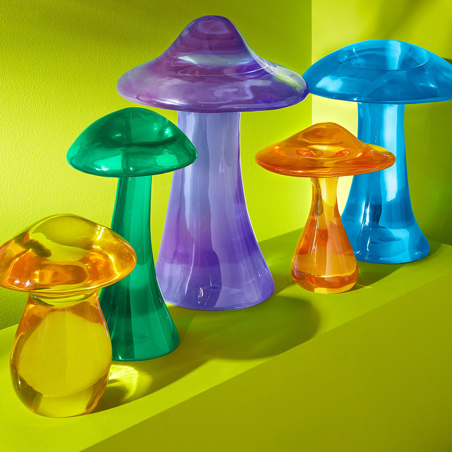 Orange Acrylic Decorative Object | Jonathan Adler Mushroom | Oroa.com