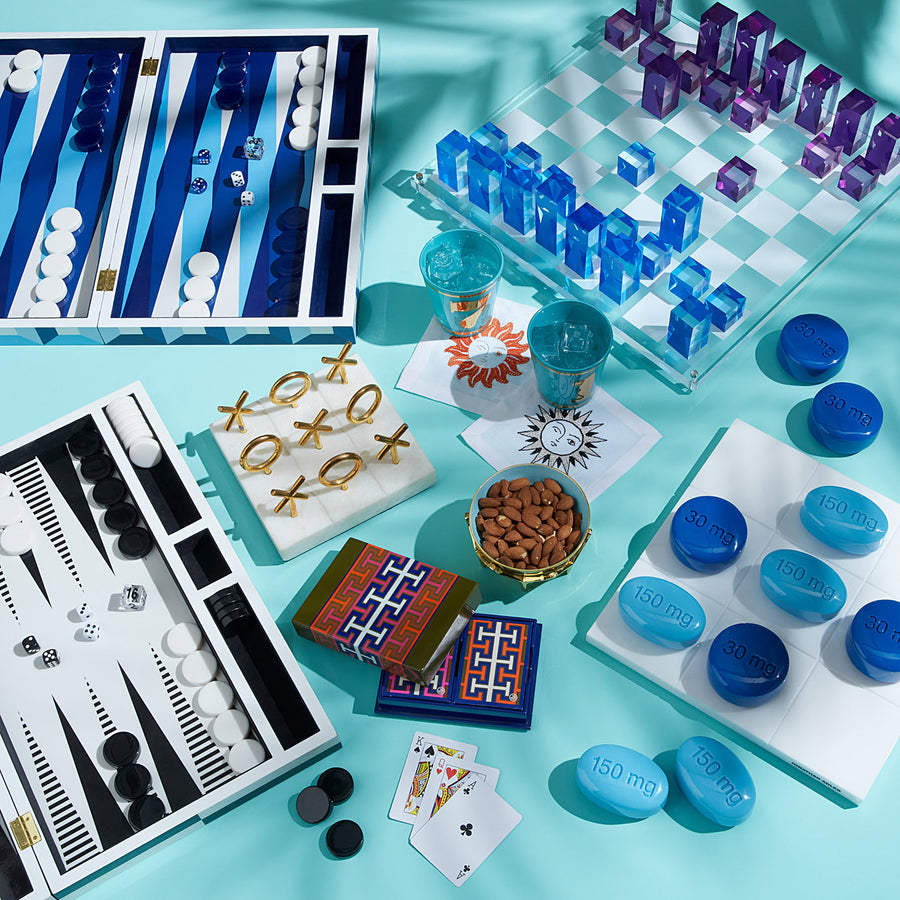 Marble Base Tic-Tac-Toe Set | Jonathan Adler | Oroa.com