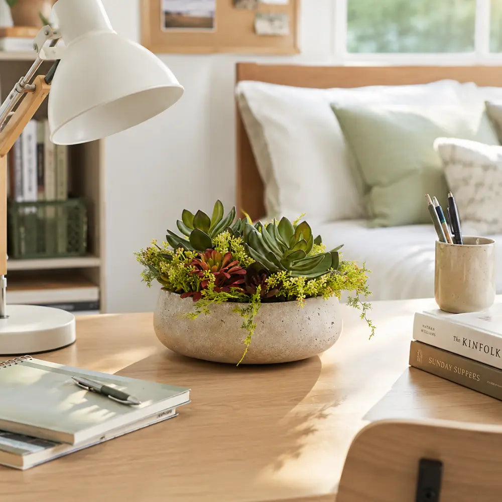 Lifelike Succulent Arrangement - OROA
