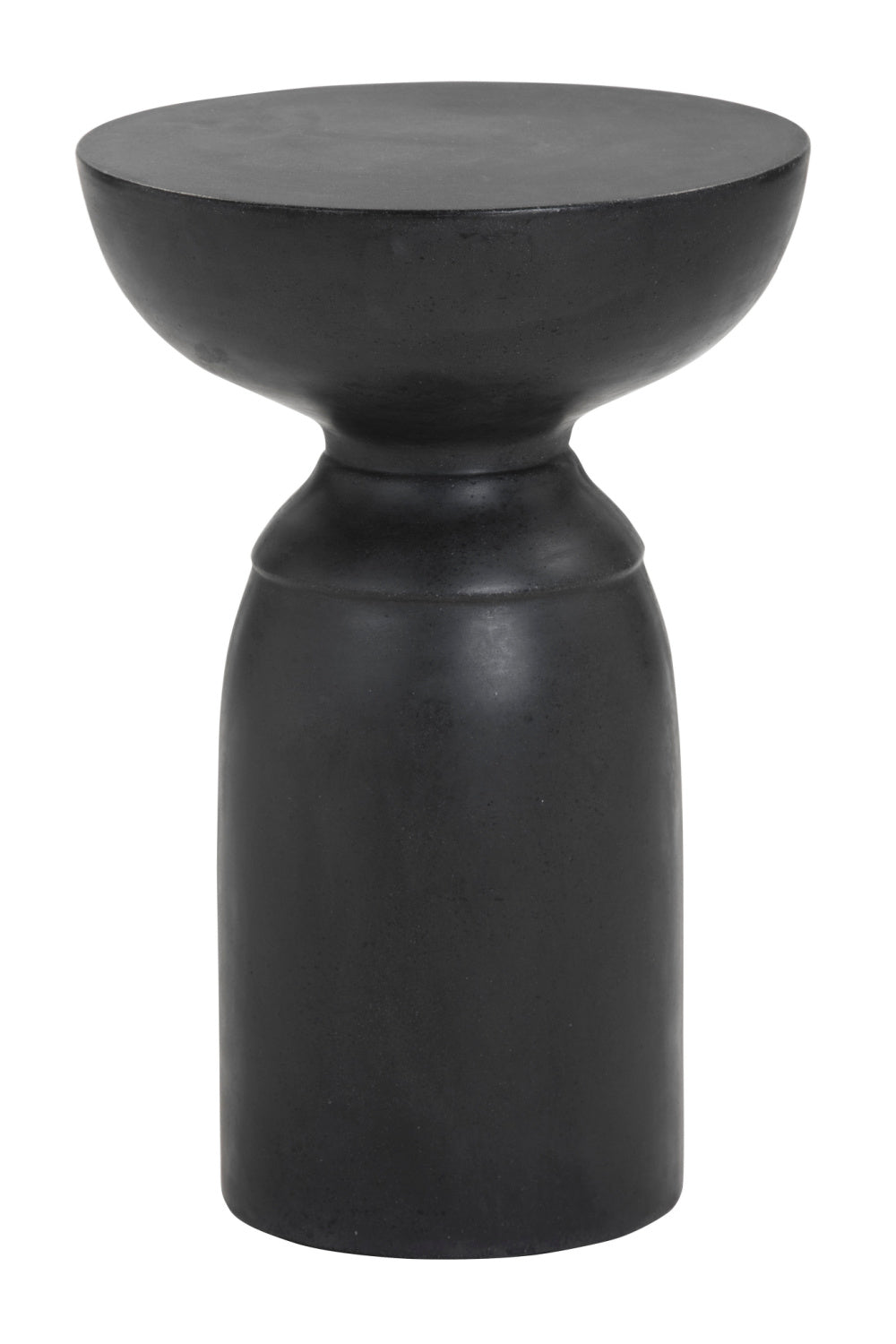 Black Concrete Indoor/Outdoor End Table by Splendido Goya Side Table