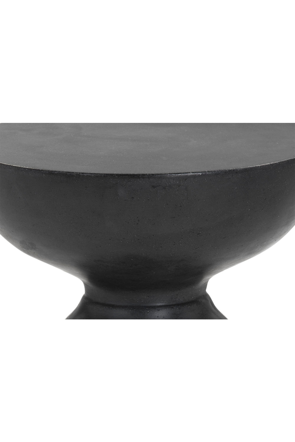 Modern European furniture - Black Concrete Indoor/Outdoor End Table - www.oroa.com