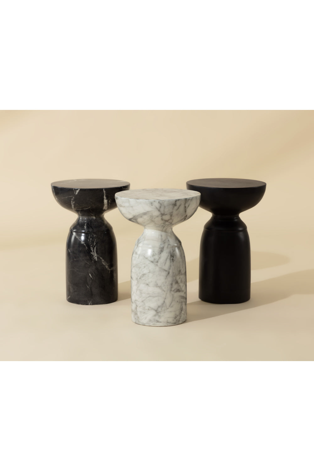 Modern European furniture - Black Concrete Indoor/Outdoor End Table - www.oroa.com