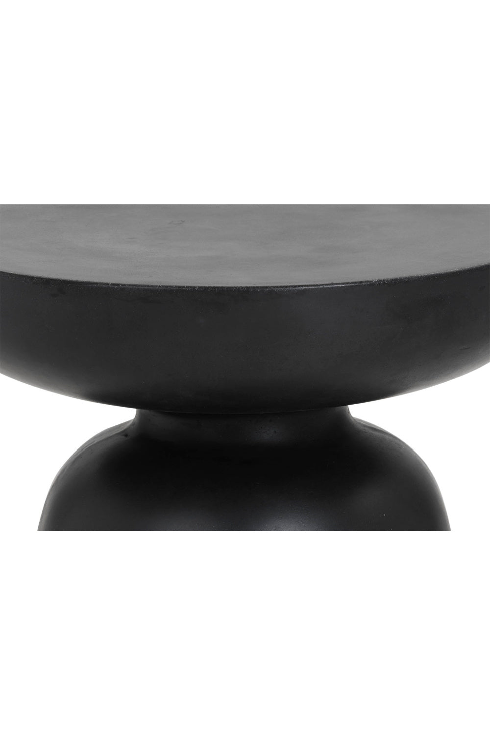 Black Indoor/Outdoor End Table by Splendido Lucida Side Table, alternate view 4