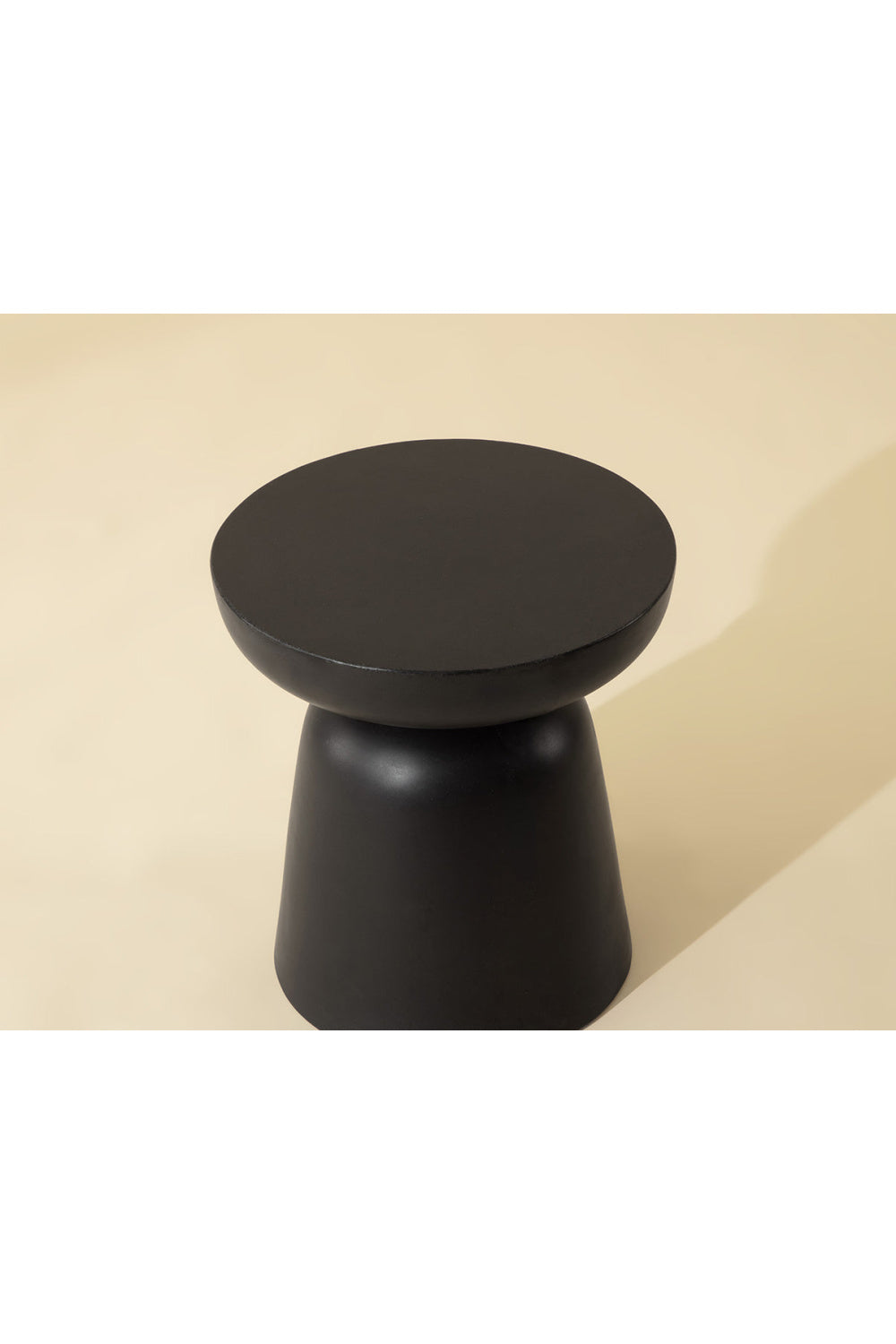 Black Indoor/Outdoor End Table by Splendido Lucida Side Table, alternate view 6