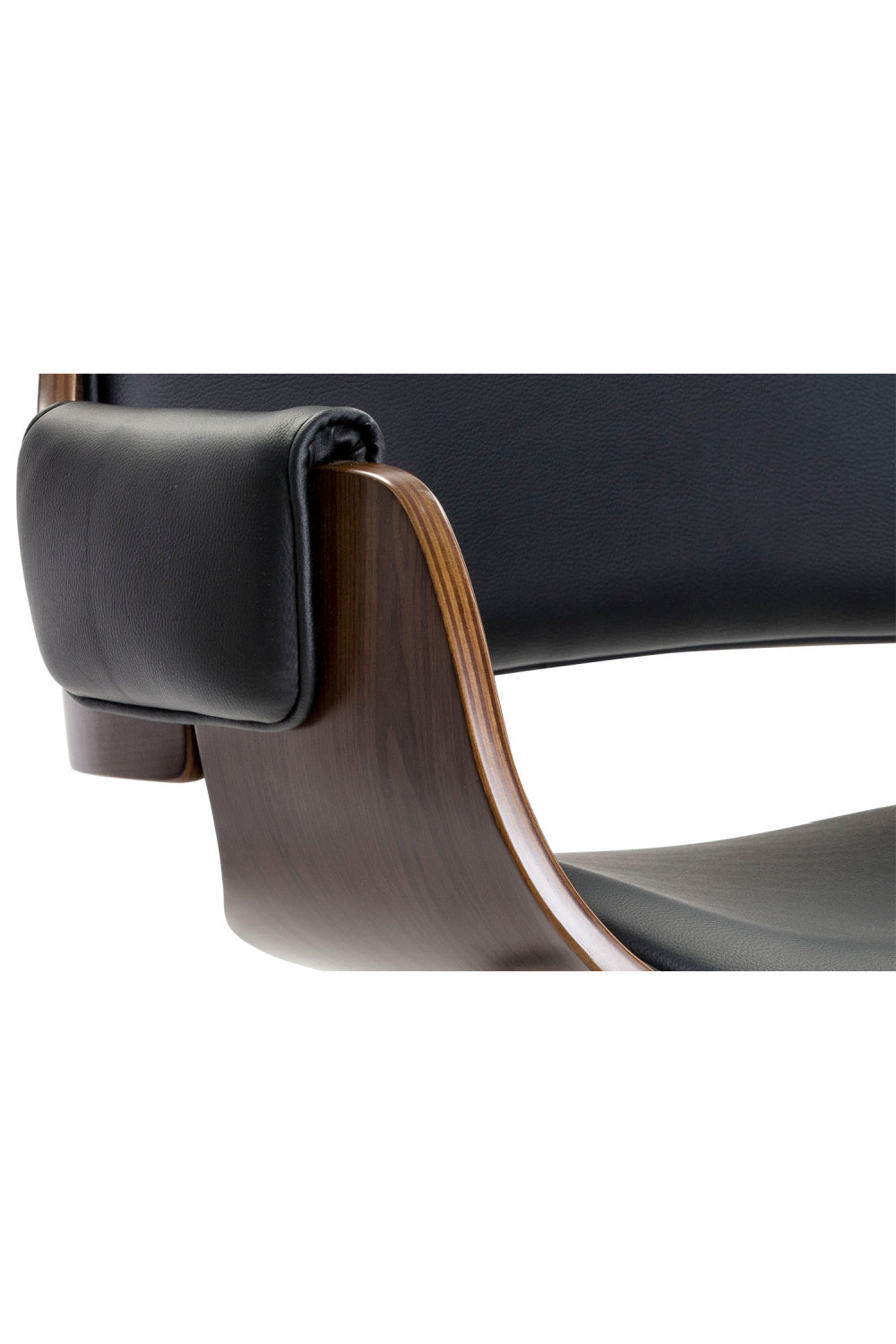 Wood and Black Office Chair by Splendido Kellan, alternate view 7