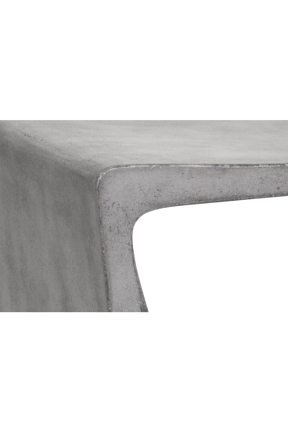 Modern European furniture - Gray Asymmetrical Indoor/Outdoor End Table - www.oroa.com