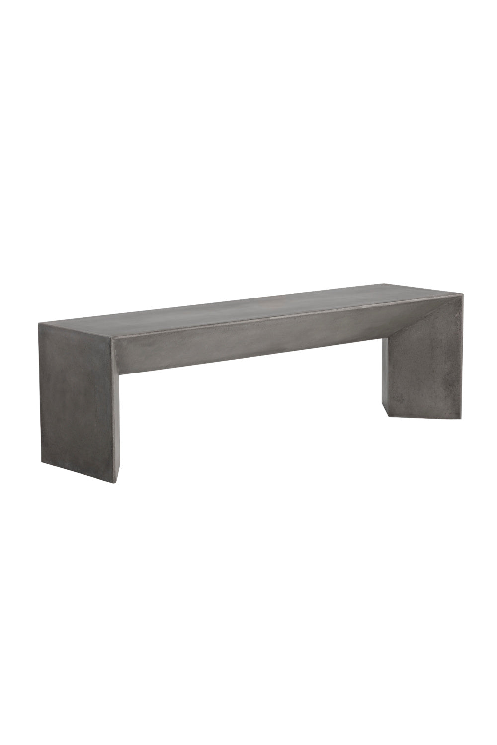 Concrete Outdoor Bench by Splendido Nomad Outdoor Lounge Chair, alternate view 3