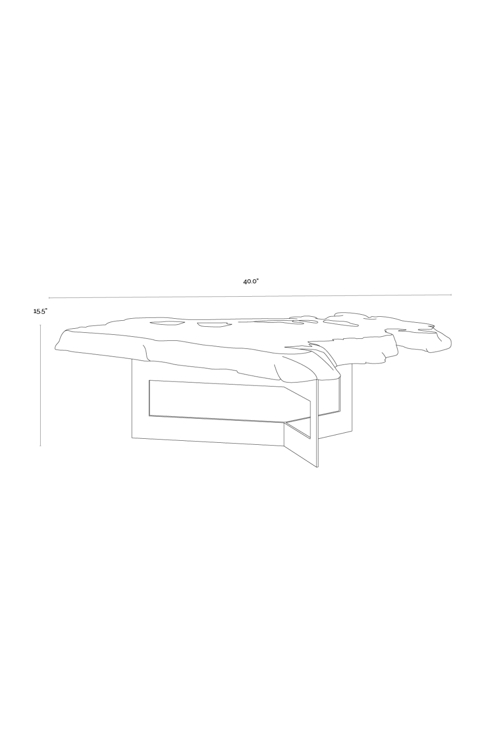 Black Teak Root Coffee Table by Splendido Wyatt, alternate view 8