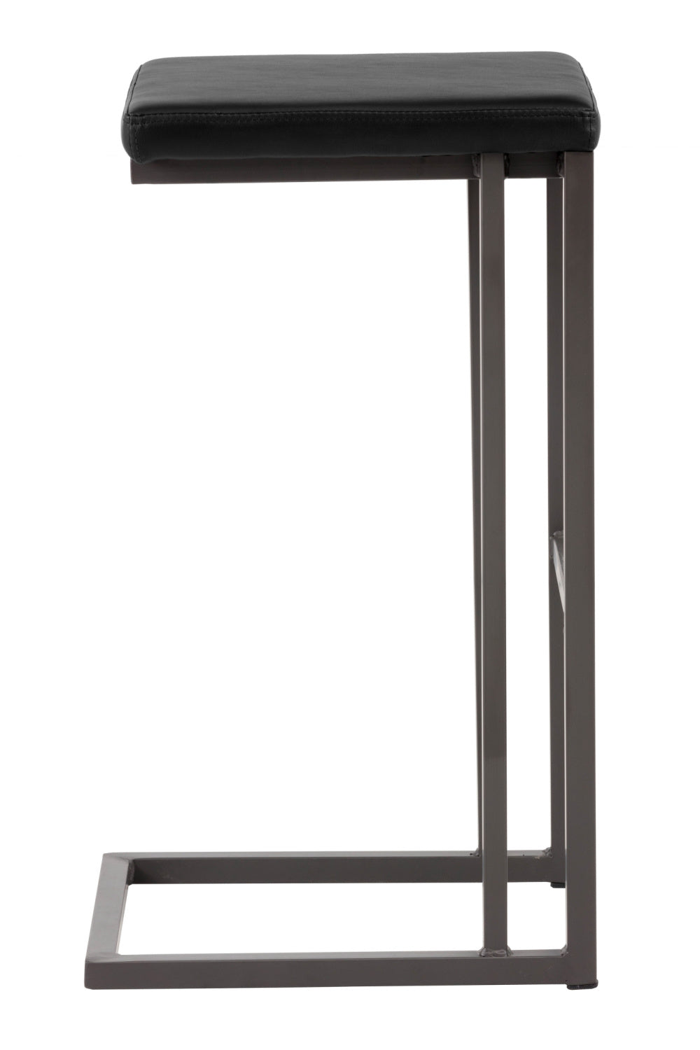 Leather Look Cantilevered Bar Stool by Splendido Boone Barstool, alternate view 8