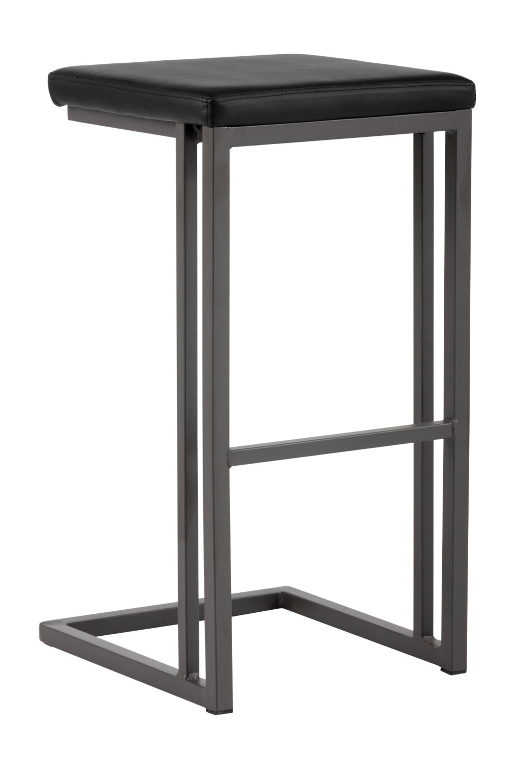 Leather Look Cantilevered Bar Stool by Splendido Boone Barstool, alternate view 9