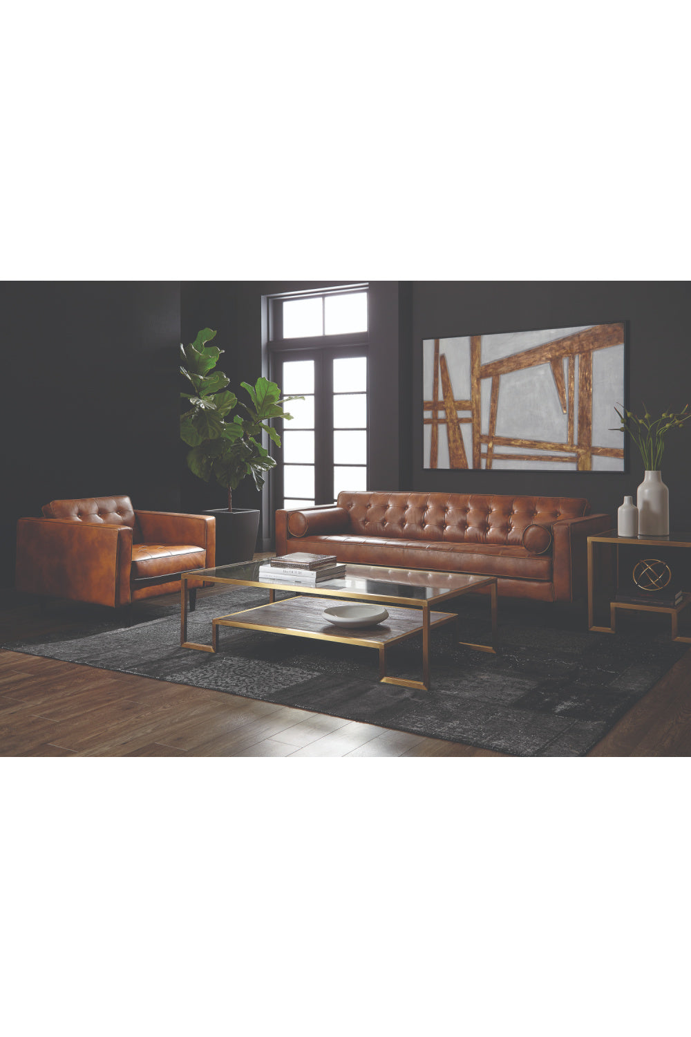 Refined Upholstered Sofa by Splendido Donnie, alternate view 7