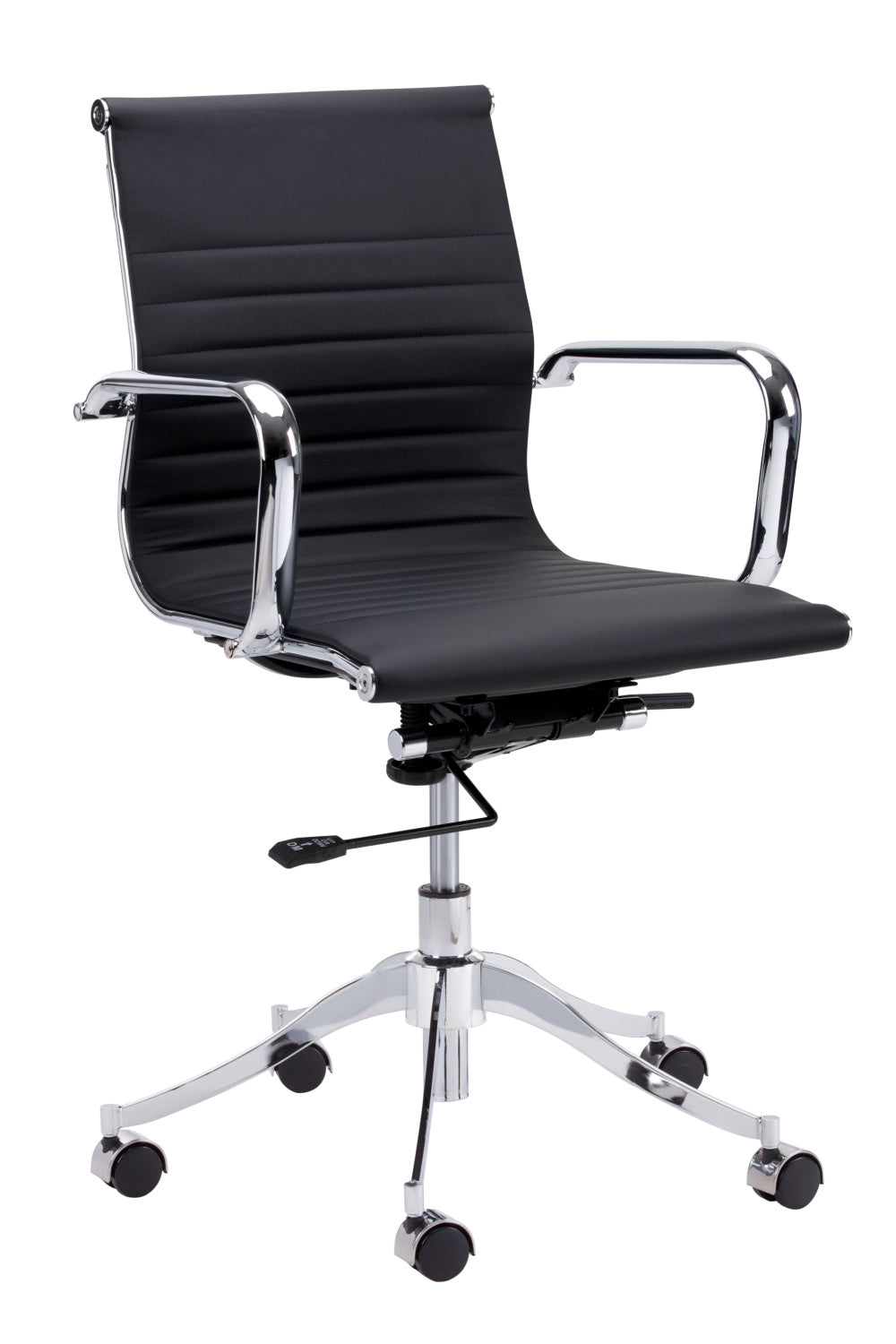 Leather Look Swivel Office Chair by Splendido Tyler