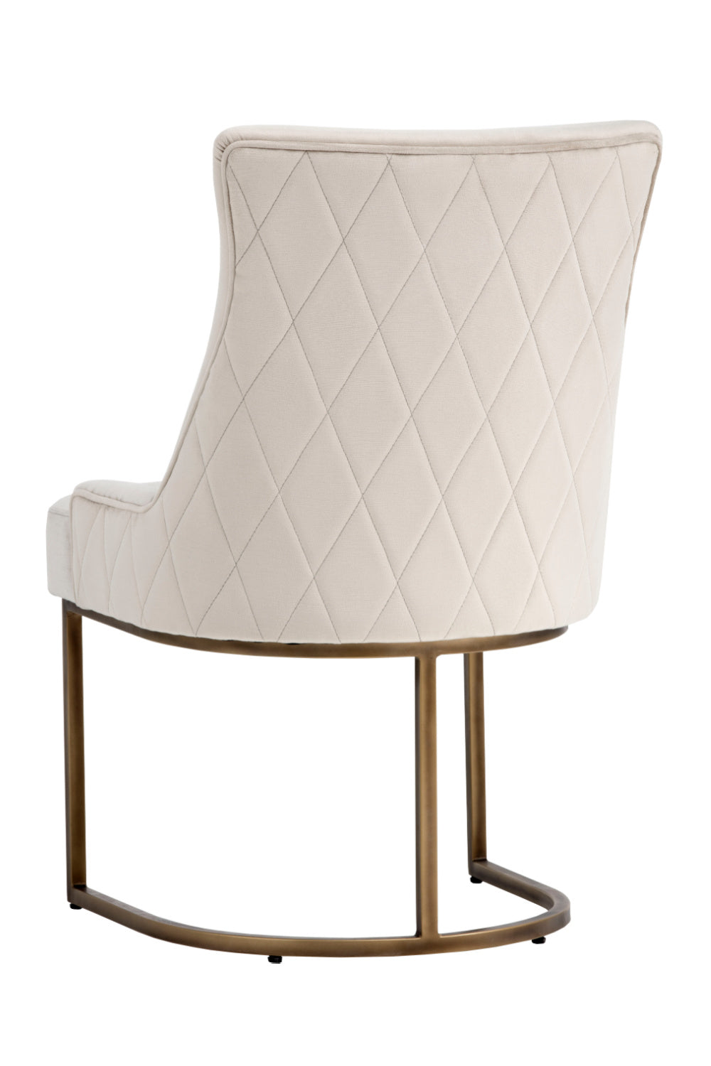 Bronze Cantilever Fabric Dining Chairs (2) by Splendido Florence, alternate view 4