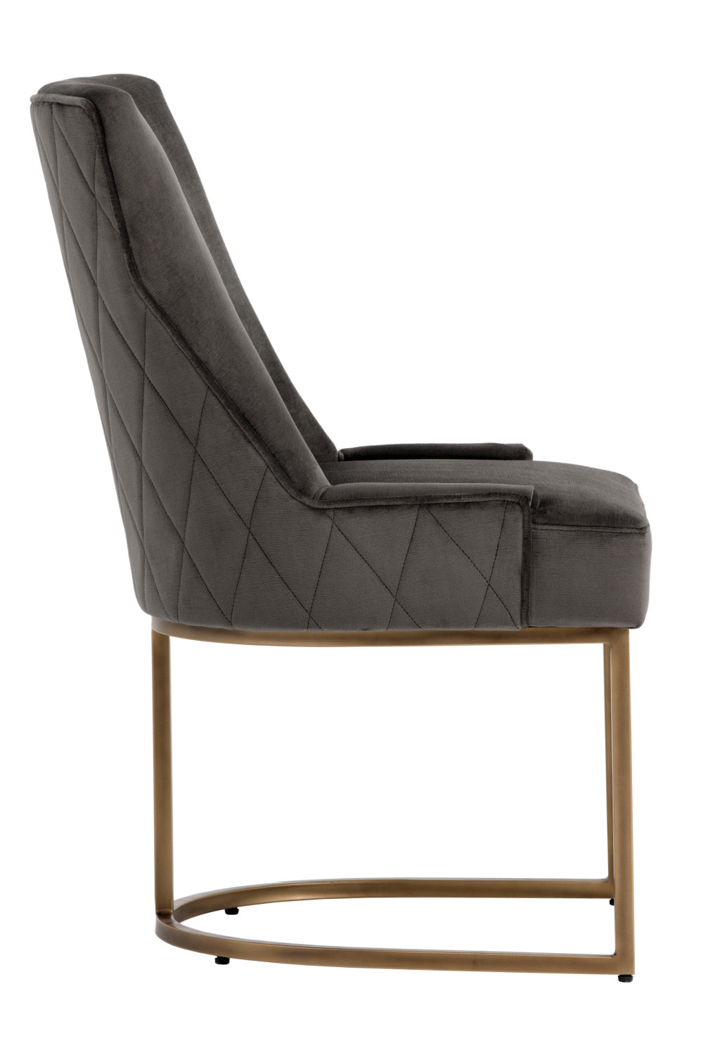 Bronze Cantilever Fabric Dining Chairs (2) by Splendido Florence, alternate view 12