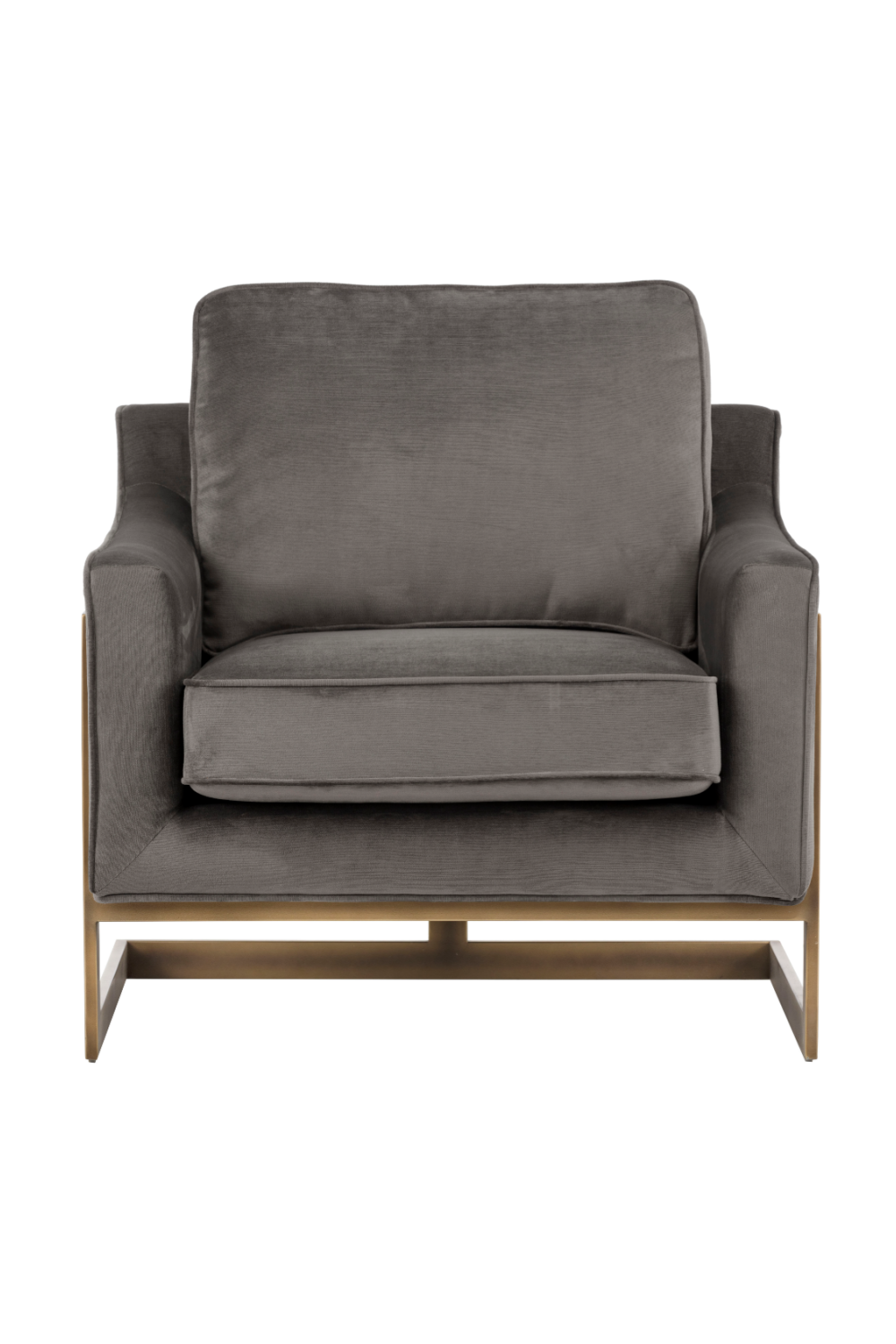 Bronze Frame Cantilevered Lounge Chair by Splendido Kalmin Accent Chair, alternate view 12