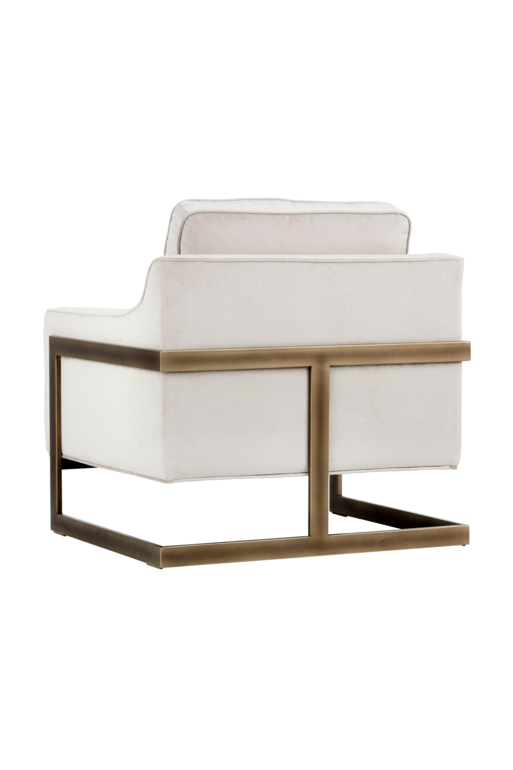 Bronze Frame Cantilevered Lounge Chair by Splendido Kalmin Accent Chair, alternate view 5