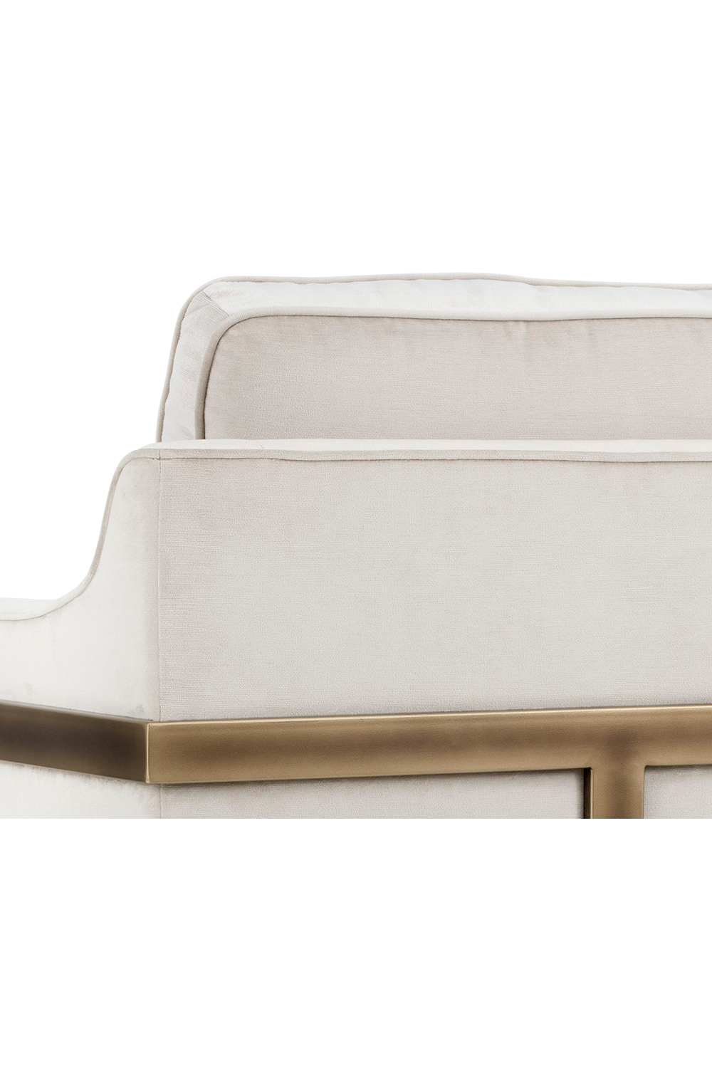 Bronze Frame Cantilevered Lounge Chair by Splendido Kalmin Accent Chair, alternate view 6