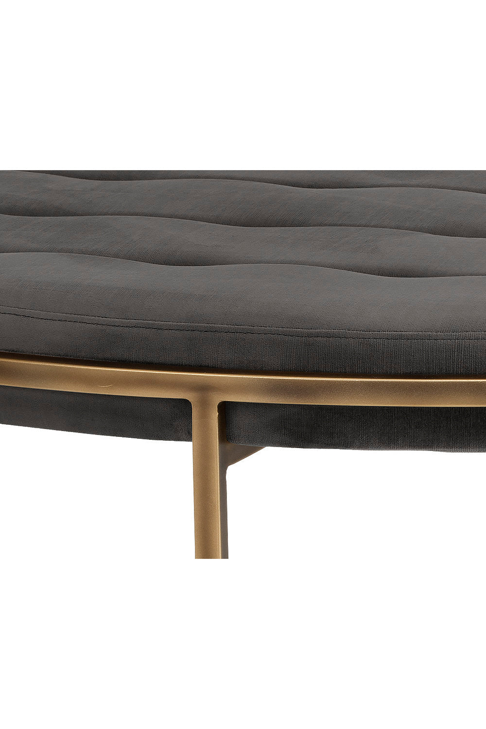 Metal Frame Upholstered Ottoman by Splendido Ethel, alternate view 11