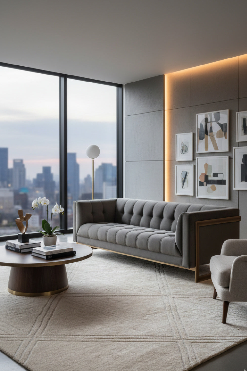 Button Tufted Sofa by Splendido Ekon, alternate view 10