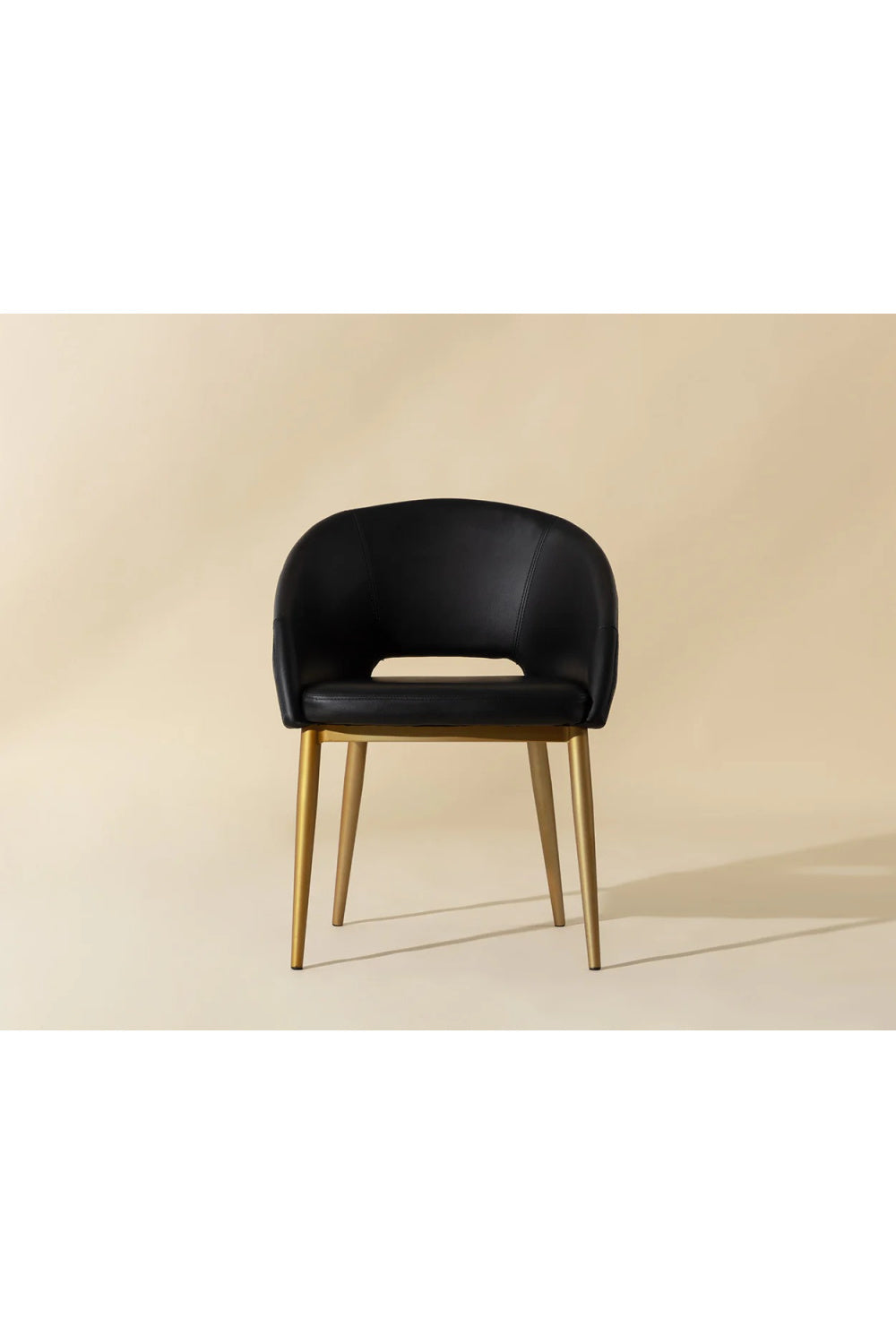 Gold Frame Barrel Dining Chair by Splendido Thatcher, alternate view 8