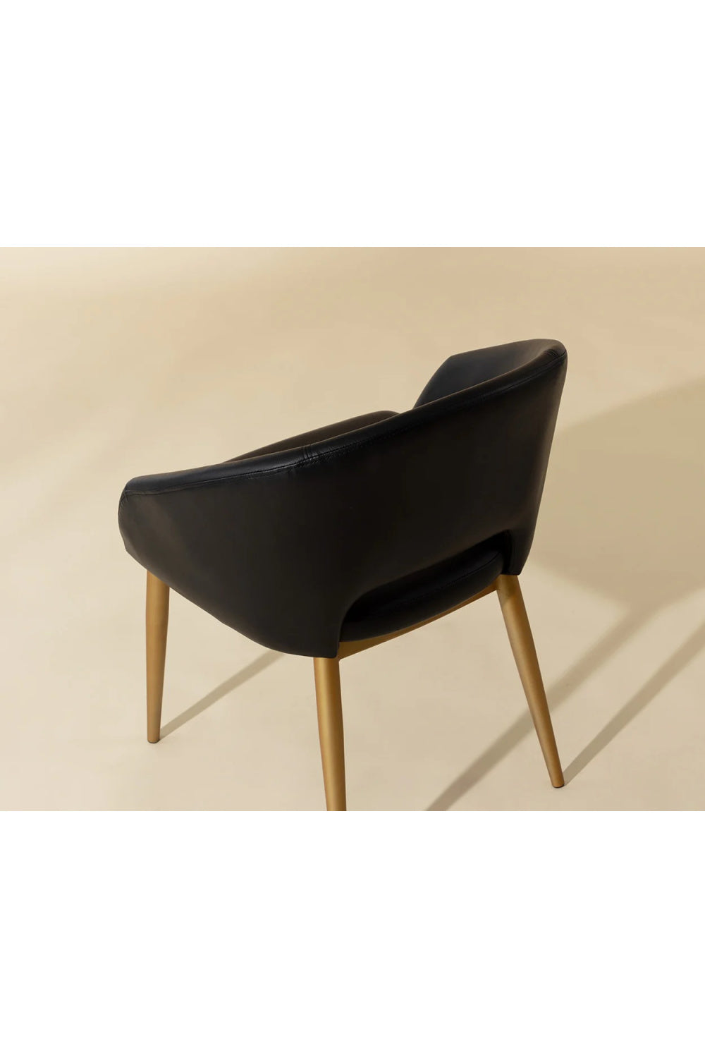 Gold Frame Barrel Dining Chair by Splendido Thatcher, alternate view 10