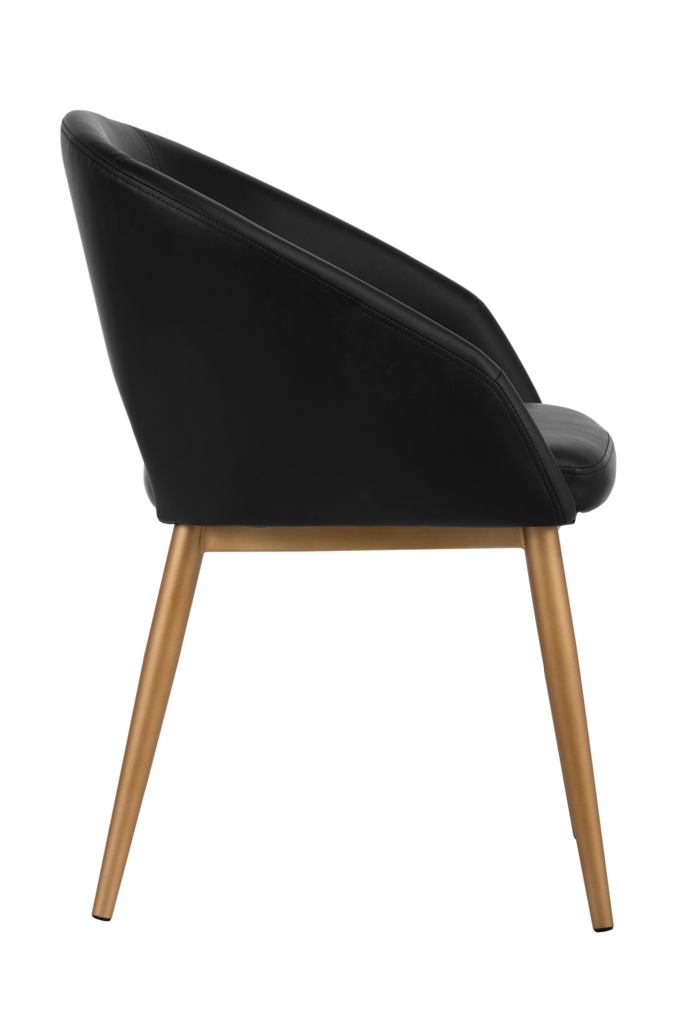 Gold Frame Barrel Dining Chair by Splendido Thatcher, alternate view 3